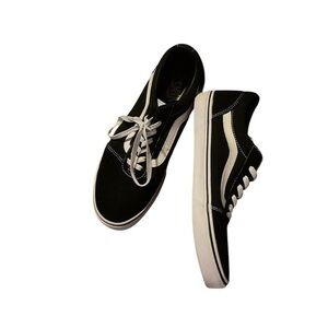 Vans Black and White Men's Shoes